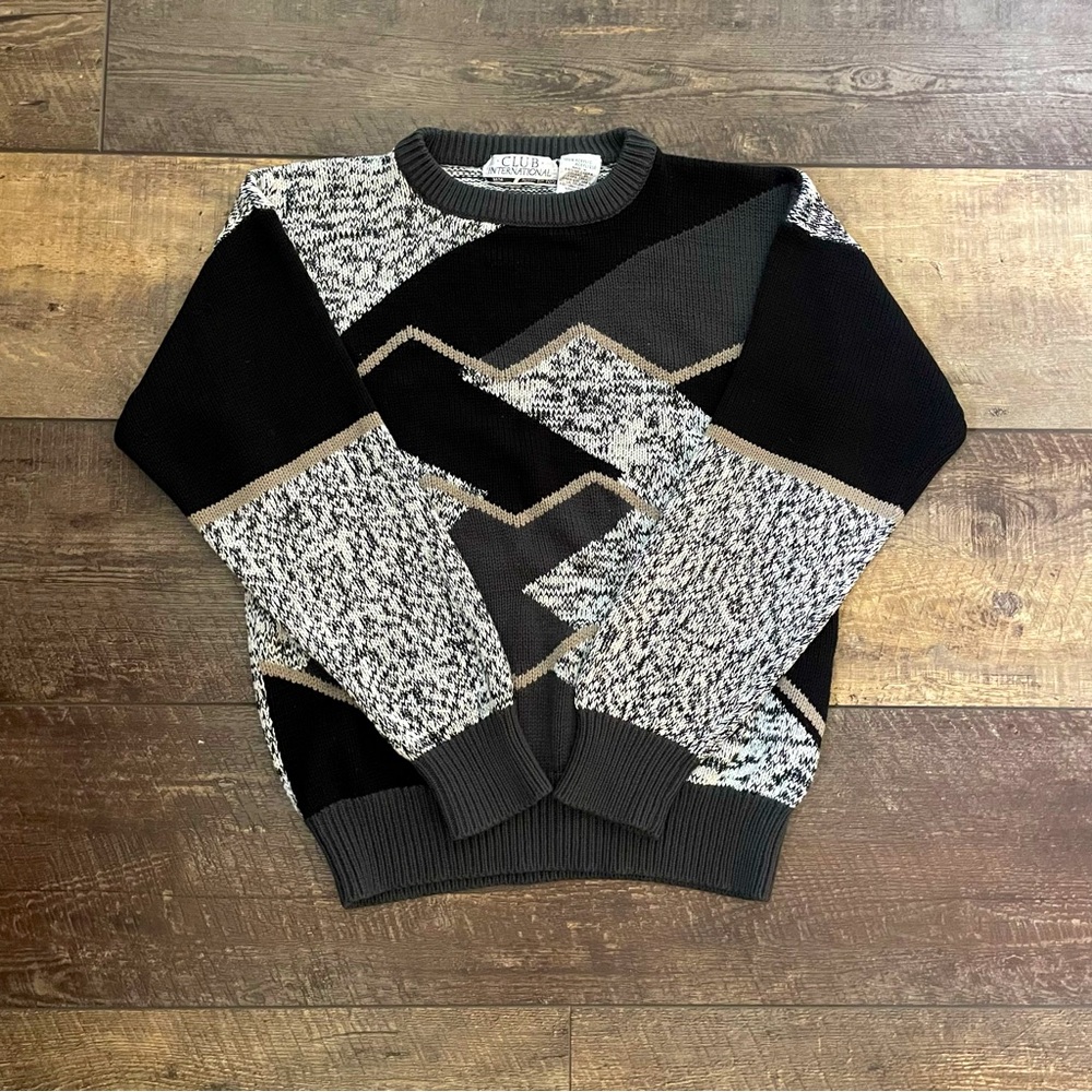 Vintage Club International By Tip Top Crew Neck Sweater - Men's M